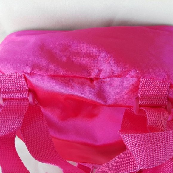 Hello Kitty New satin Barbie pink backpack bag rainbow Sequin - Picture 3 of 9